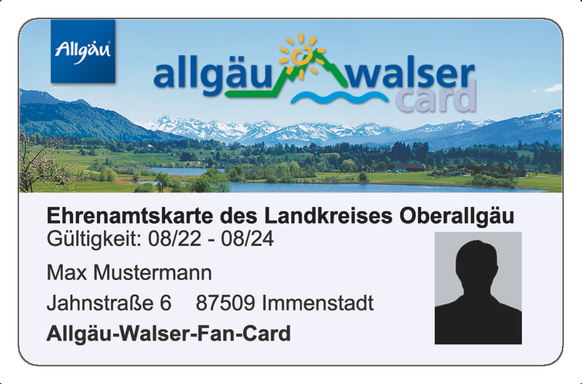 Ehrenamtskarte des Landkreises Oberallgäu