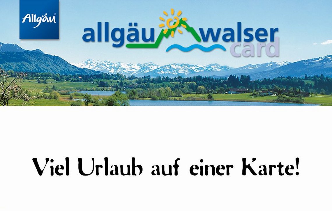 Die Allgäu-Walser-Card im Oberallgäu